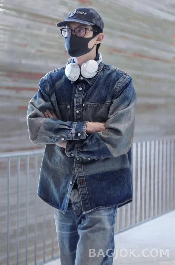 루이비통 루이비통 선페이드 데님 셔츠 상세 이미지