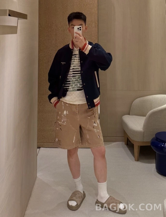 루이비통 루이비통 스트라이프 바시티 자켓 상세 이미지