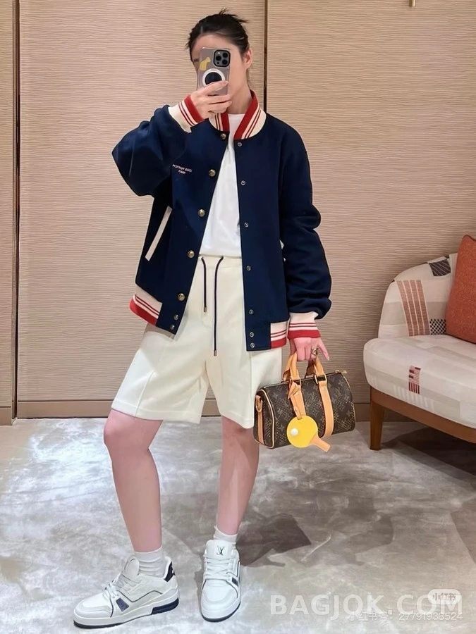 루이비통 루이비통 스트라이프 바시티 재킷 상세 이미지
