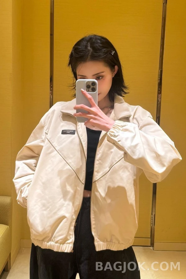 루이비통 루이비통 실크 새틴 트랙 자켓 상세 이미지