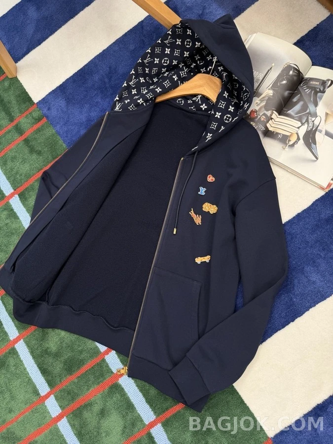 루이비통 루이비통 애니멀 모티프 후드 집업 상세 이미지