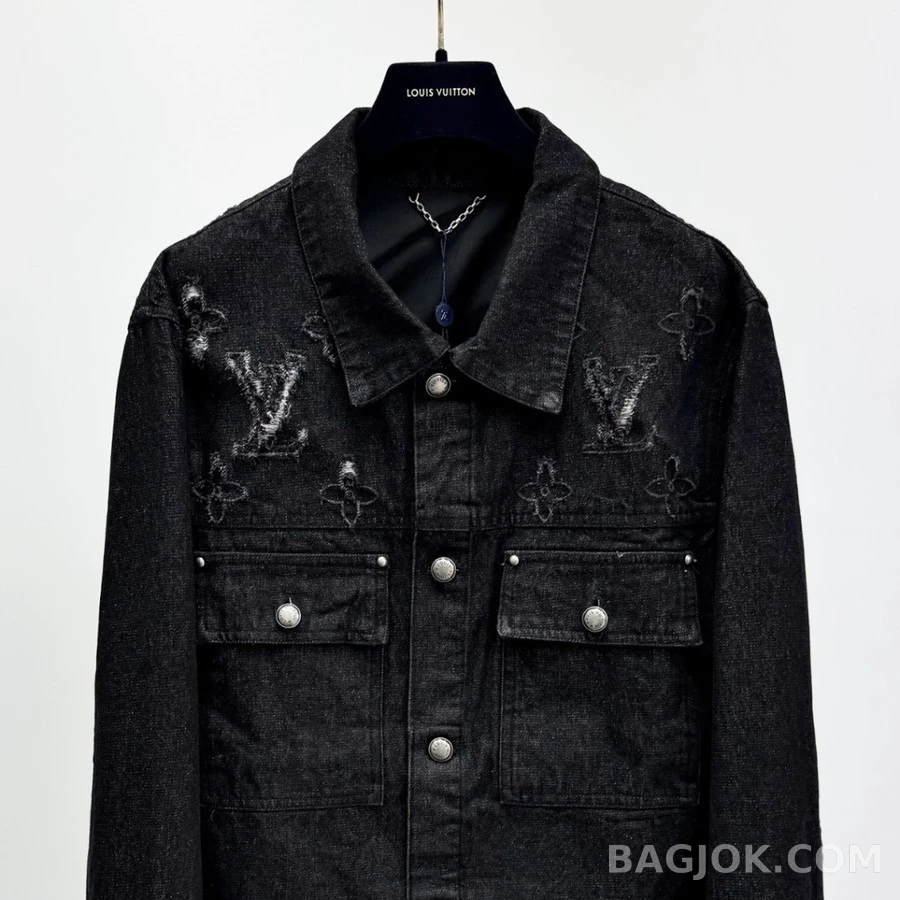 루이비통 루이비통 워시드 데님 트럭커 자켓 상세 이미지