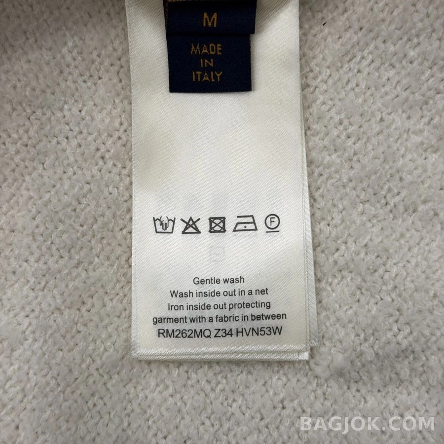 루이비통 루이비통 자수 로고 집업 가디건 상세 이미지