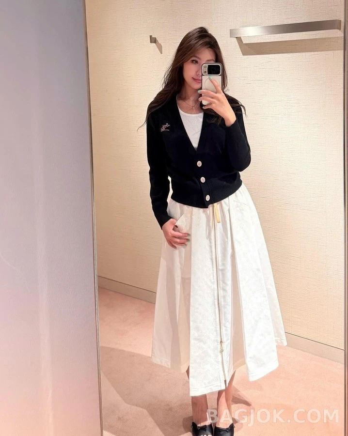 루이비통 루이비통 자수 보석 가디건 상세 이미지