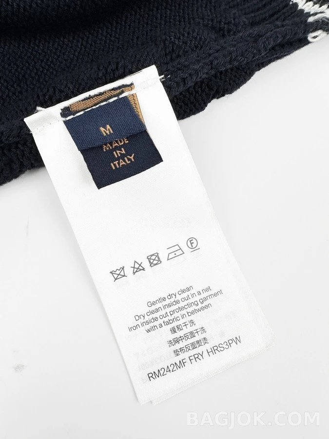 루이비통 루이비통 자수 V넥 스웨터 상세 이미지