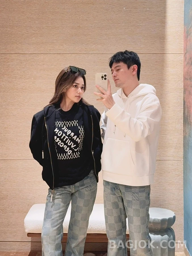 루이비통 루이비통 진주 펜던트 후드 집업 상세 이미지
