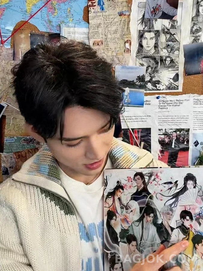 루이비통 루이비통 체크넥 인타샤 니트 가디건 상세 이미지