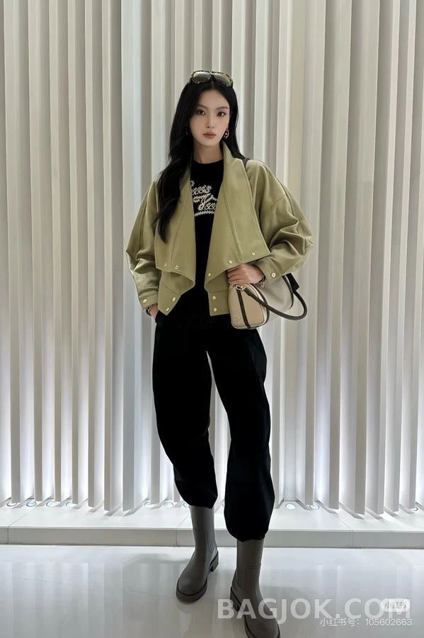 루이비통 루이비통 카키색 오버핏 자켓 상세 이미지