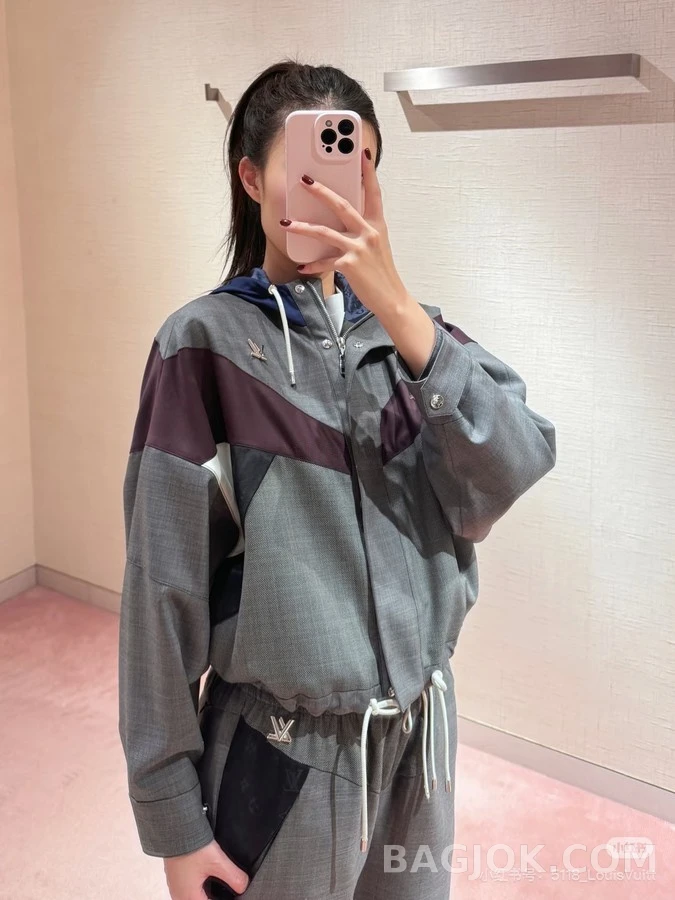 루이비통 루이비통 컬러블록 후드 재킷 상세 이미지