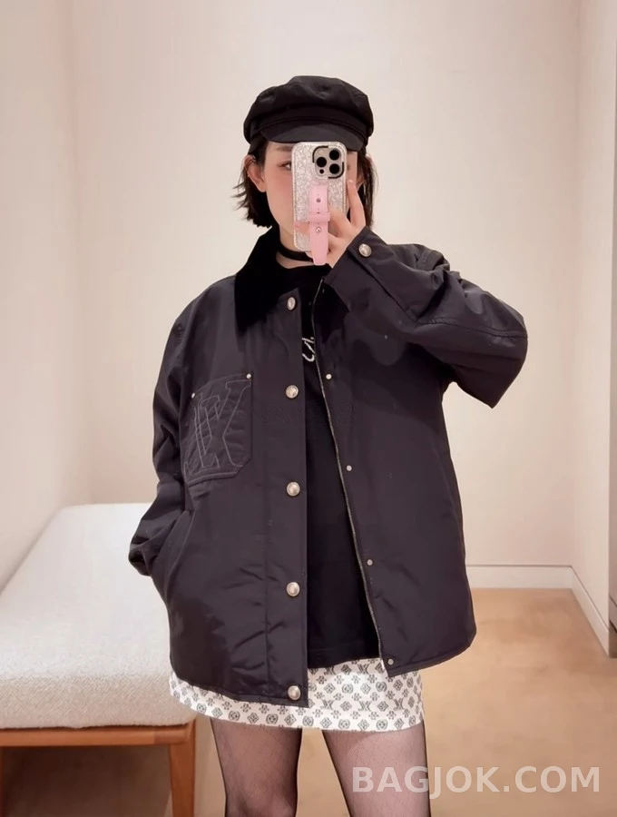 루이비통 루이비통 코듀로이 칼라 퀼팅 워크웨어 자켓 상세 이미지