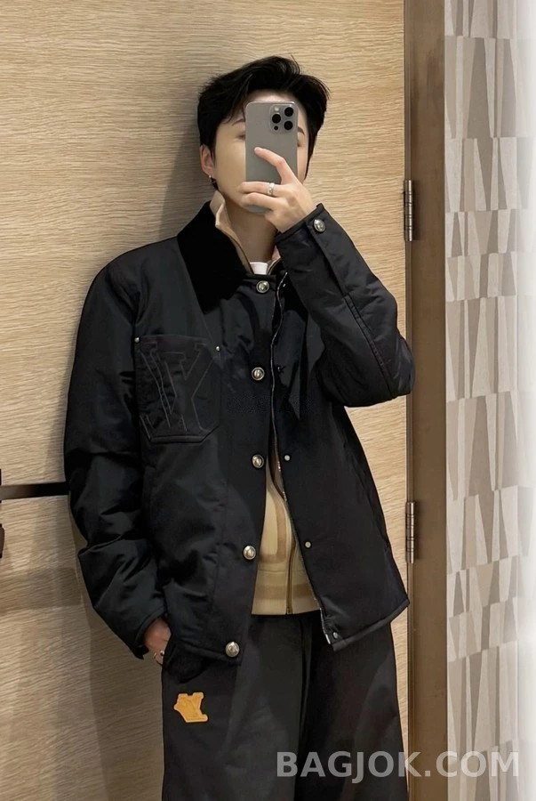 루이비통 루이비통 코듀로이 칼라 퀼팅 워크웨어 자켓 상세 이미지