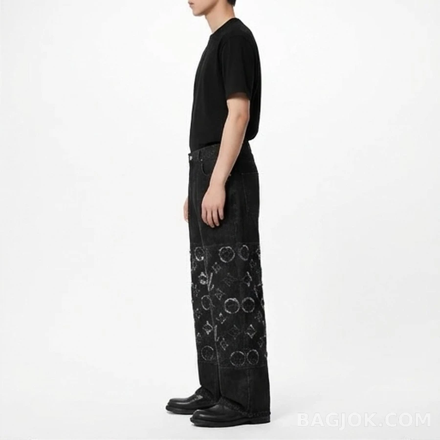 루이비통 루이비통 톤 모노그램 데님 상세 이미지