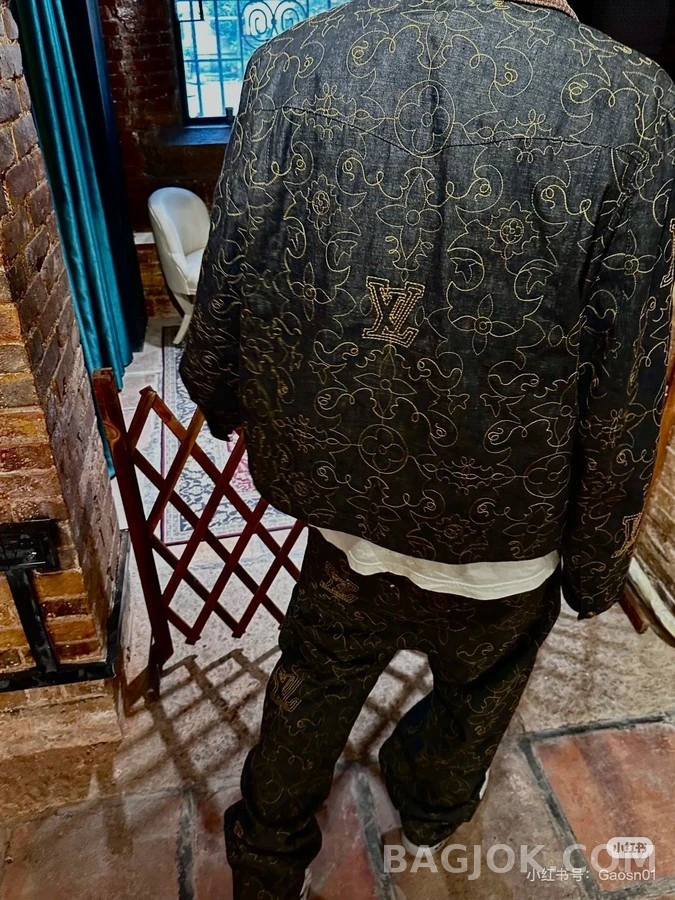 루이비통 루이비통 팀버랜드 덩굴 자수 데님 자켓 상세 이미지