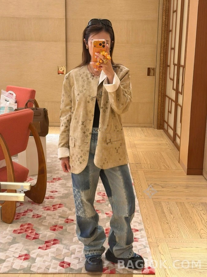 루이비통 루이비통 패치워크 스케이트 데님 팬츠 상세 이미지