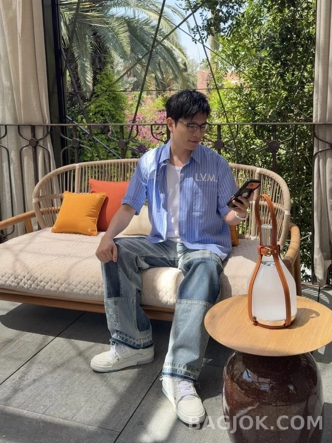 루이비통 루이비통 패치워크 스케이트 데님 팬츠 상세 이미지