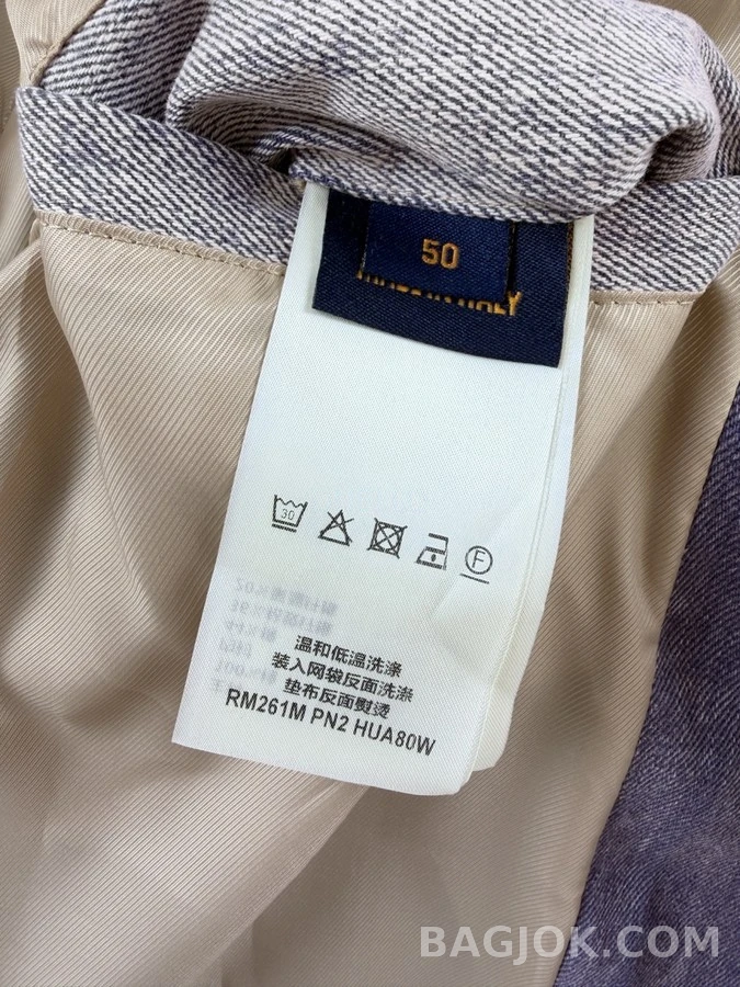 루이비통 루이비통 페이디드 데님 워크웨어 자켓 상세 이미지