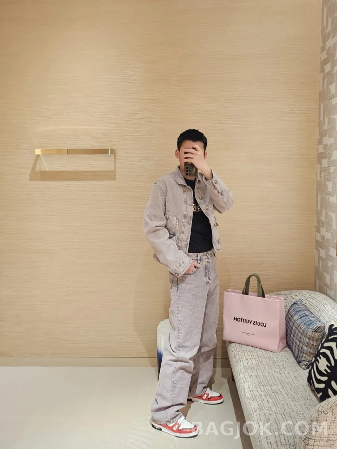 루이비통 루이비통 페이디드 데님 팬츠 상세 이미지