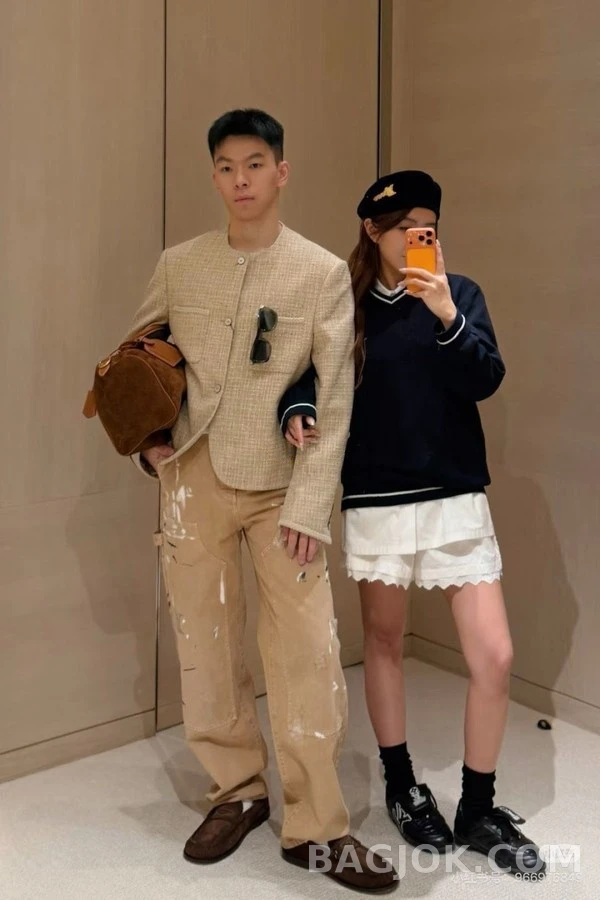 루이비통 루이비통 페인트 스플래터 데미지 워크웨어 팬츠 상세 이미지