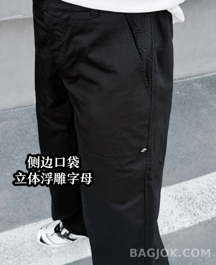 루이비통 루이비통 플라워 리벳 스트레이트 팬츠 상세 이미지