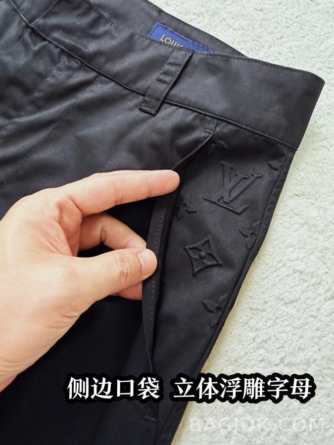 루이비통 루이비통 플라워 리벳 스트레이트 팬츠 상세 이미지