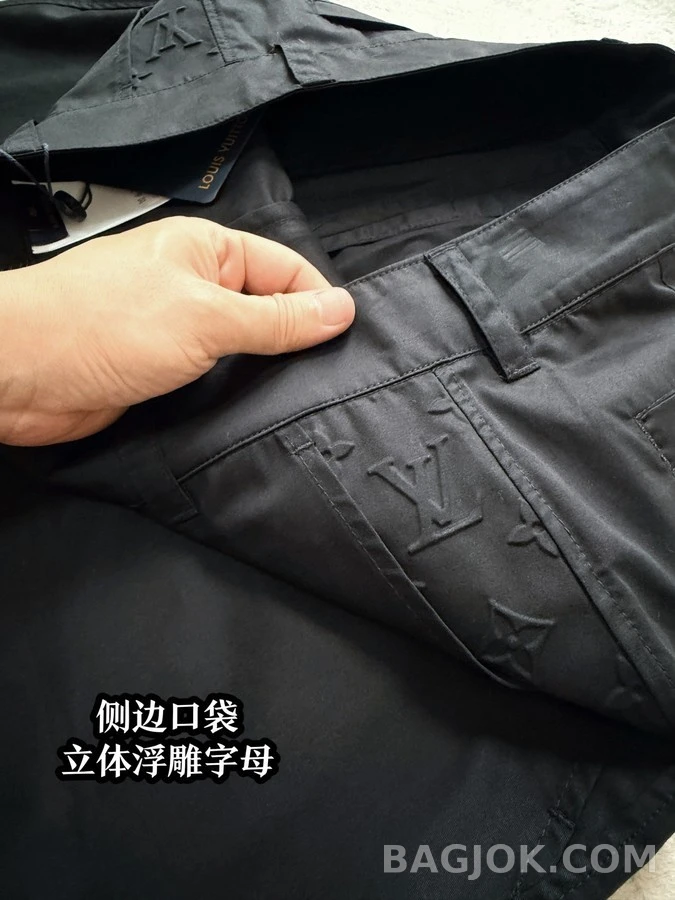루이비통 루이비통 플라워 리벳 스트레이트 팬츠 상세 이미지