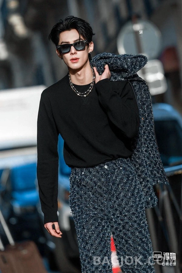 루이비통 루이비통 플록 자카드 데님 팬츠 상세 이미지