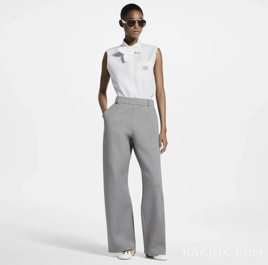루이비통 루이비통 하이웨이스트 와이드 팬츠 상세 이미지