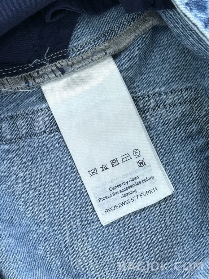 루이비통 루이비통 항해 패턴 와이드 데님 팬츠 상세 이미지
