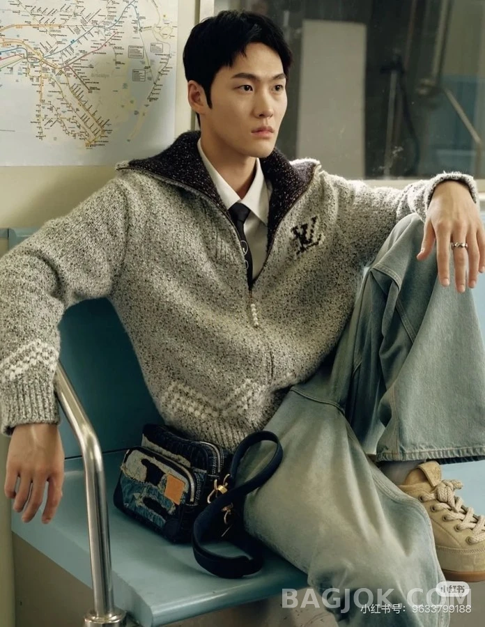 루이비통 루이비통 Nigo 낚시 니트 가디건 상세 이미지