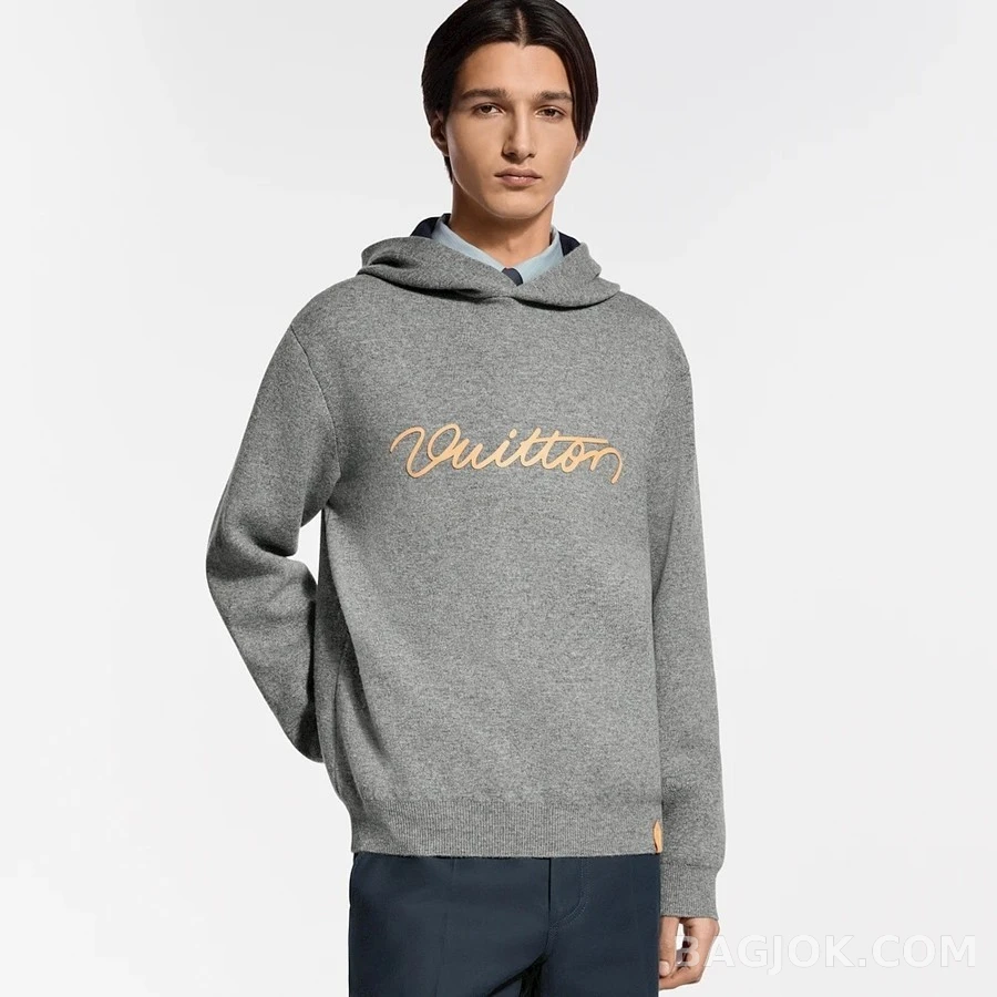 루이비통 루이비통 Vuitton 레더 레터링 후드 상세 이미지