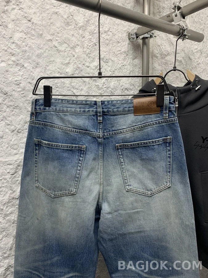 메종 마르지엘라 메종마르지엘라 워싱 스트레이트 데님 팬츠 상세 이미지