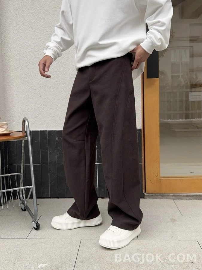 메종 마르지엘라 메종마르지엘라 커팅 디테일 와이드 팬츠 상세 이미지
