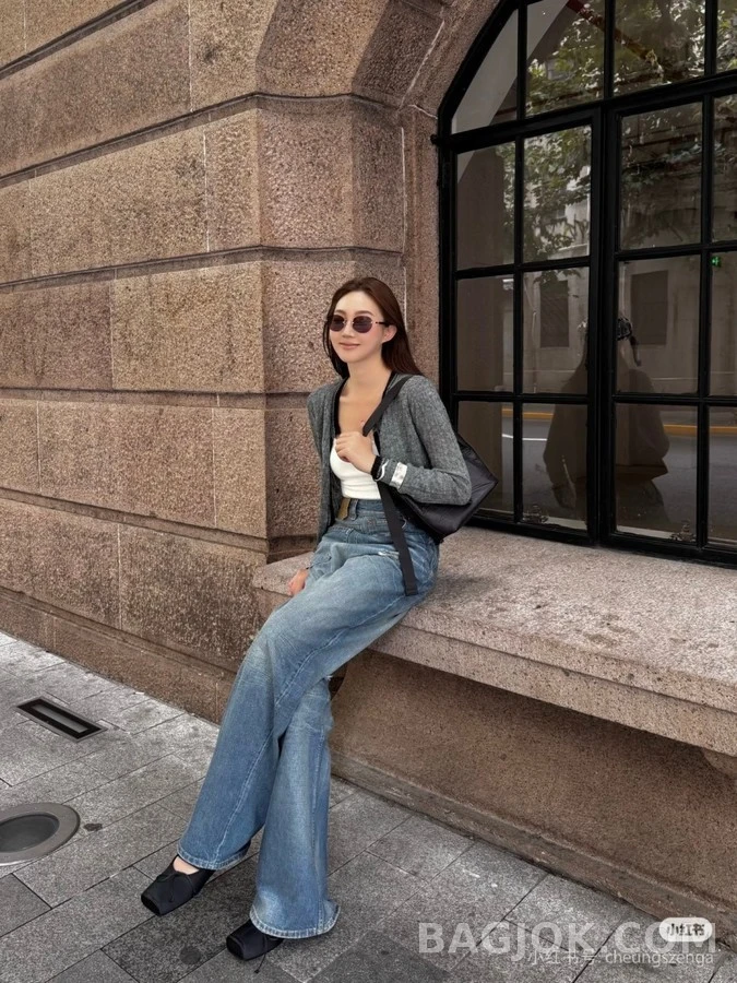 메종 마르지엘라 메종마르지엘라 컷아웃 와이드 데님 팬츠 상세 이미지