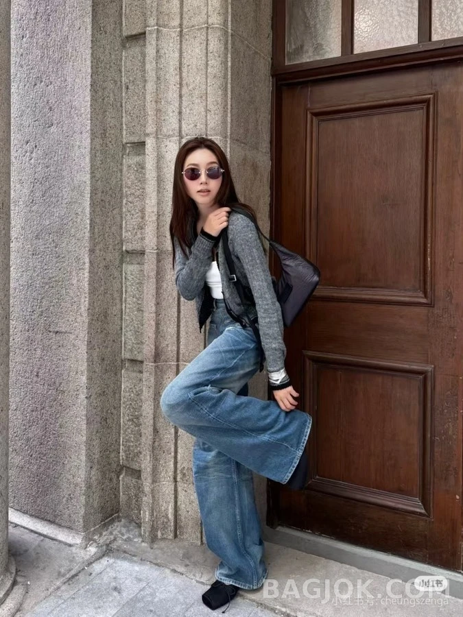 메종 마르지엘라 메종마르지엘라 컷아웃 와이드 데님 팬츠 상세 이미지