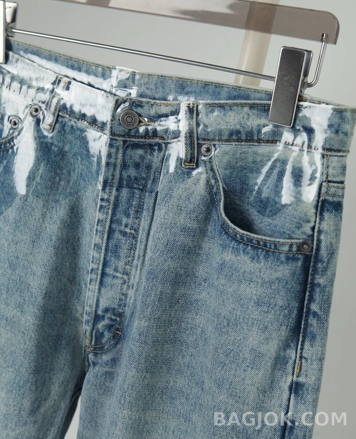 메종 마르지엘라 메종마르지엘라 코팅 스트레이트핏 데님 팬츠 상세 이미지
