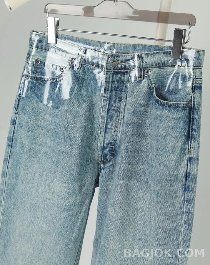 메종 마르지엘라 메종마르지엘라 코팅 스트레이트핏 데님 팬츠 상세 이미지
