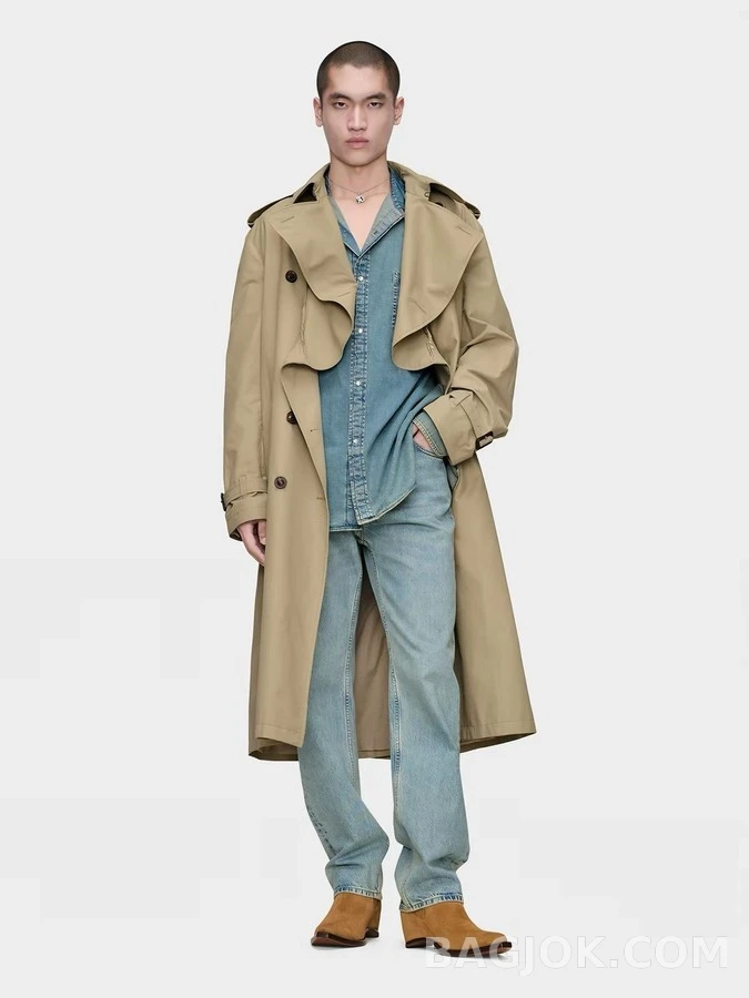 메종 마르지엘라 메종마르지엘라 코팅 스트레이트핏 데님 팬츠 상세 이미지