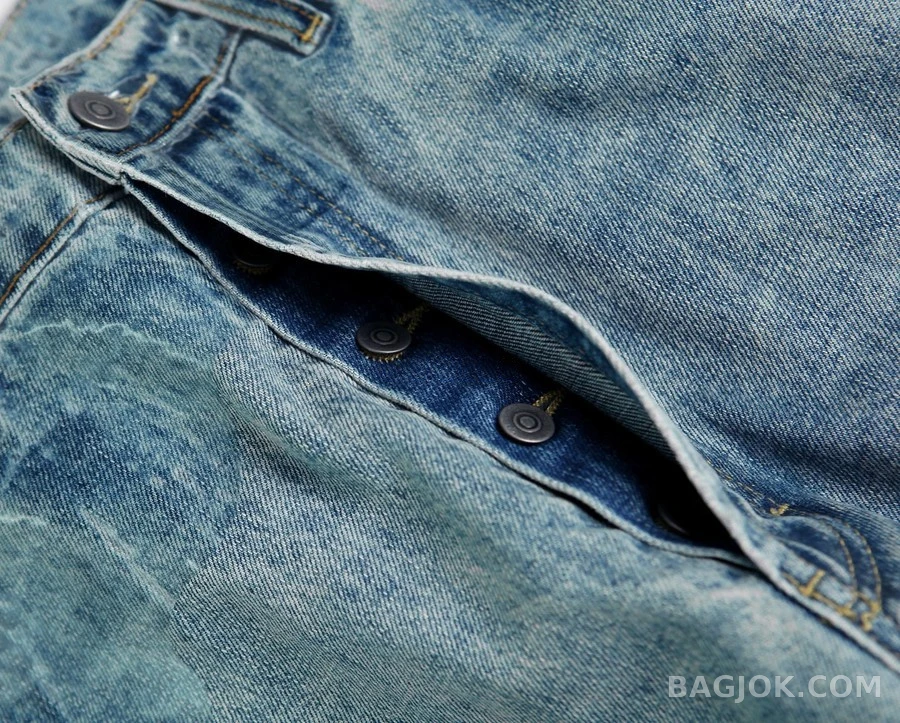 메종 마르지엘라 메종마르지엘라 코팅 스트레이트핏 데님 팬츠 상세 이미지