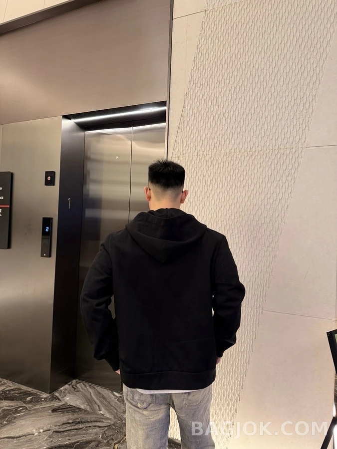 몽클레어 몽클레어 로고 자수 풀집업 후드 상세 이미지