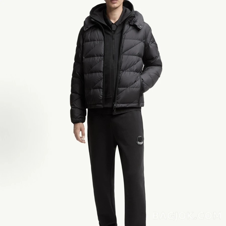 몽클레어 몽클레어 로고 코튼 집업 후드 상세 이미지
