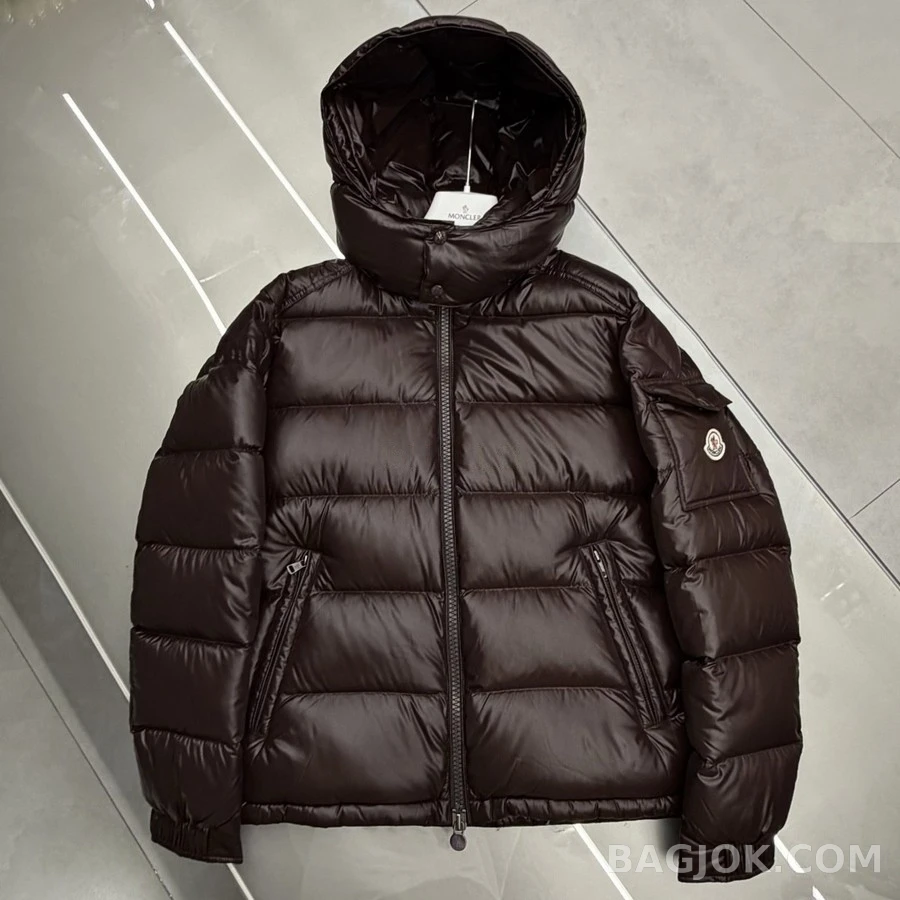 몽클레어 몽클레어 마야 글로시 후드 패딩 상세 이미지