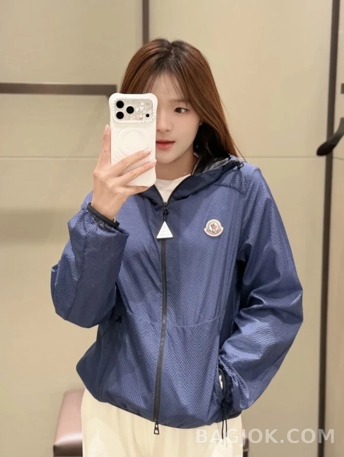 몽클레어 몽클레어 패턴 경량 후드 자켓 상세 이미지