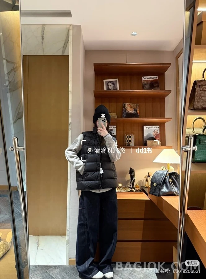몽클레어 몽클레어 하이넥 패딩 베스트 상세 이미지