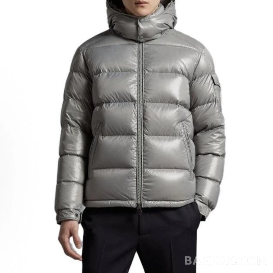 몽클레어 몽클레어 후드 숏 광택 다운 재킷 상세 이미지