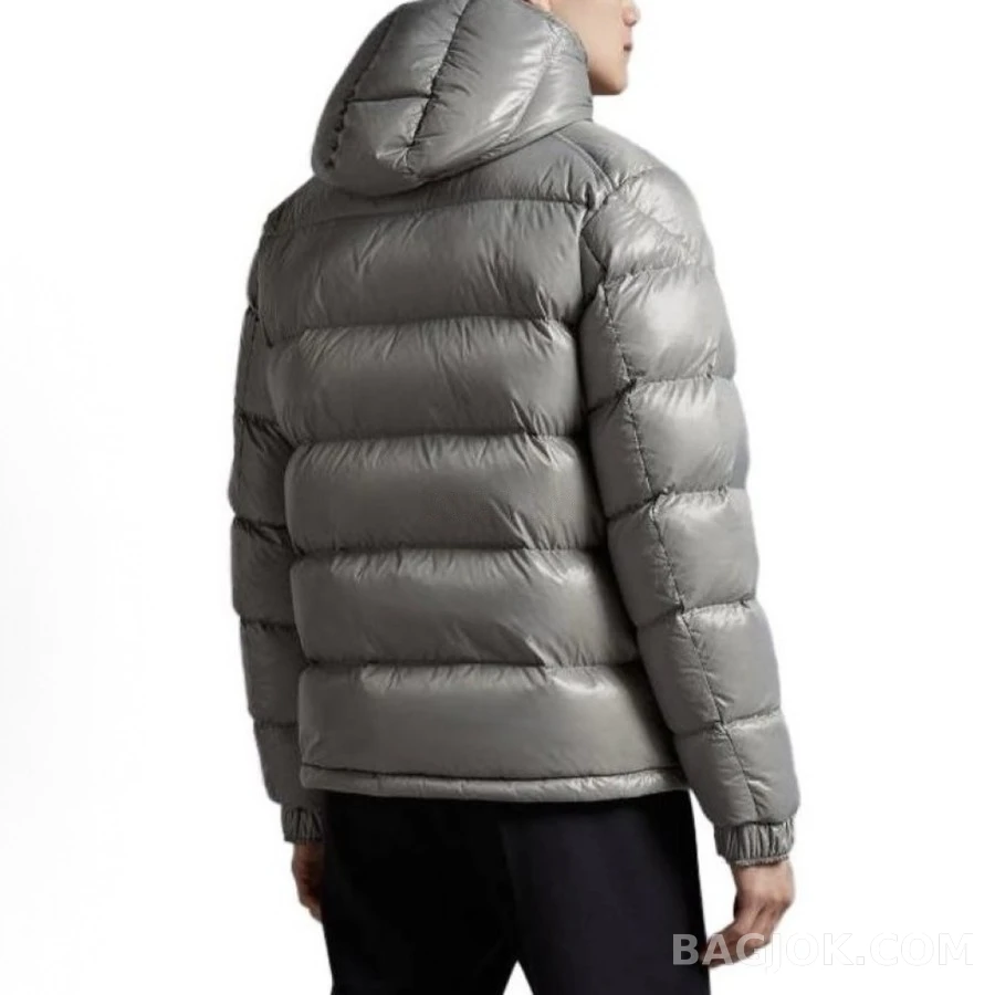 몽클레어 몽클레어 후드 숏 광택 다운 재킷 상세 이미지