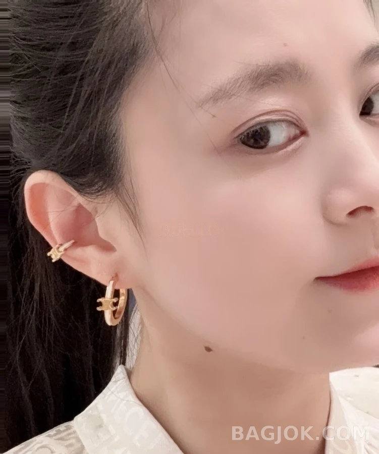 셀린느 셀린느 트리오페 에나멜 귀걸이 상세 이미지