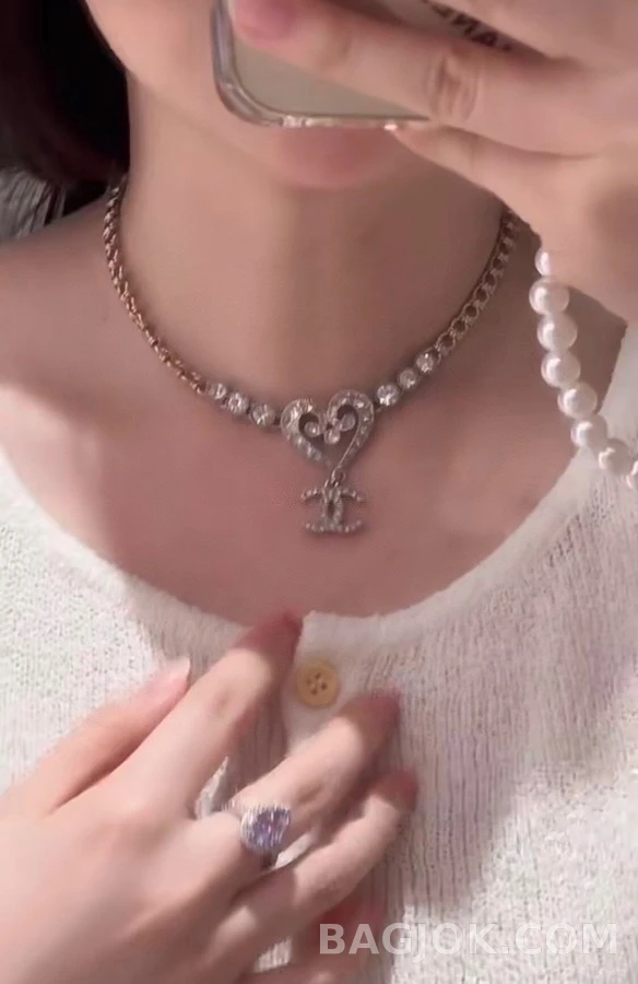 샤넬 샤넬 만다이아 하트 목걸이 상세 이미지