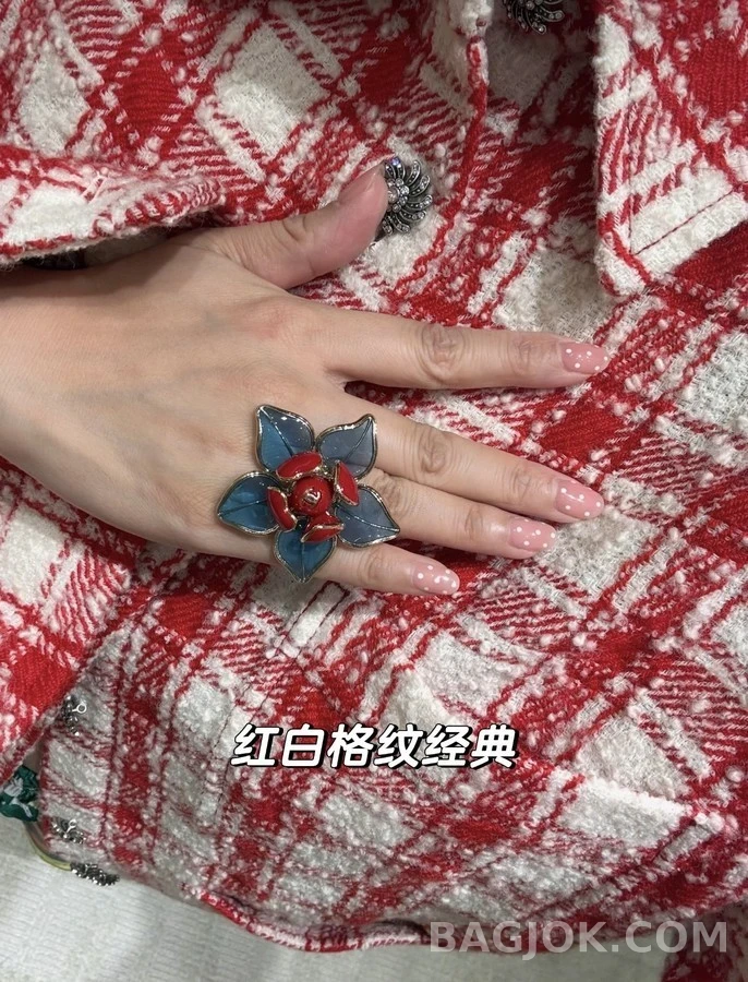샤넬 샤넬 플라워 로고 링 상세 이미지