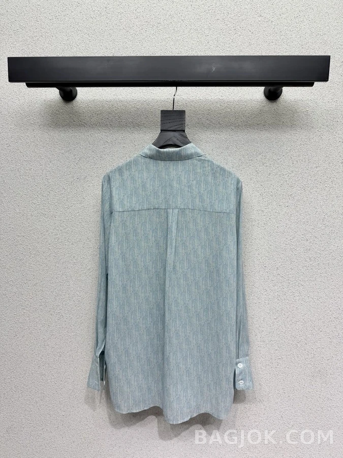디올 디올 모노그램 셔츠 상세 이미지