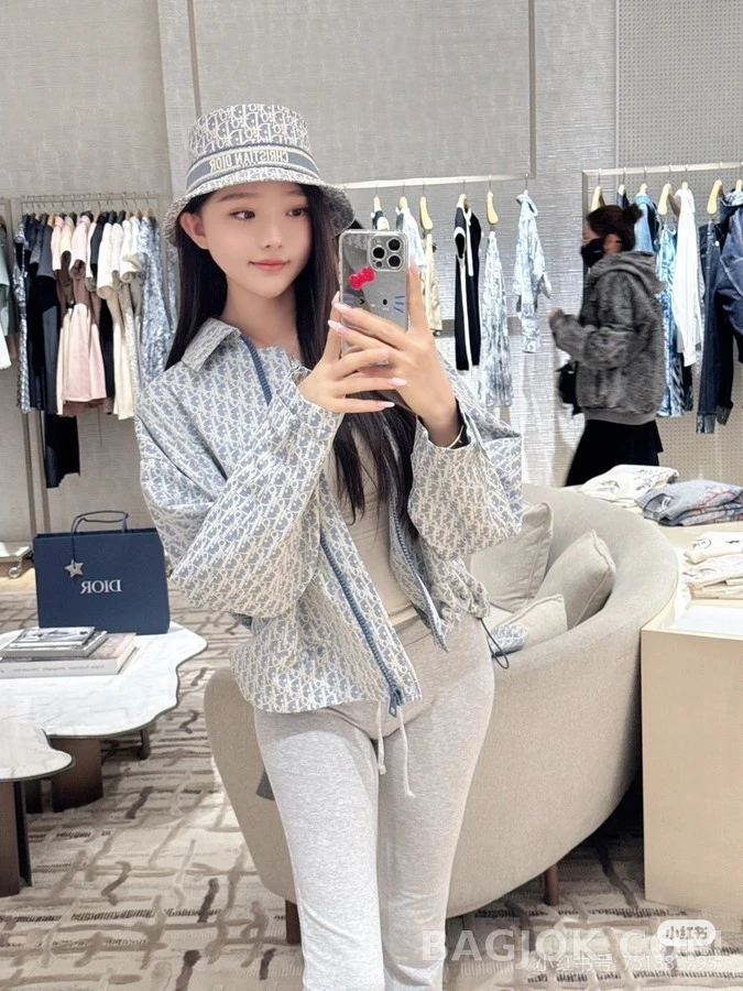 디올 디올 오블리크 패턴 재킷 상세 이미지